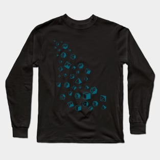 Dungeon Dice Cascade Long Sleeve T-Shirt